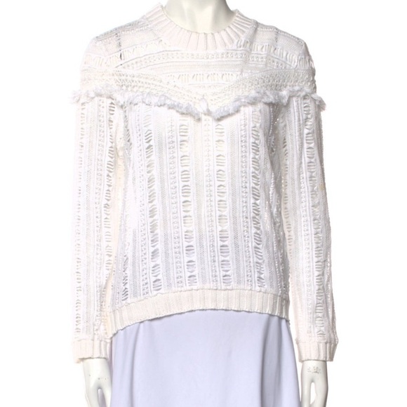 Sea Sweaters - Sea New York white Lace Crew Neck Sweater
Size XS